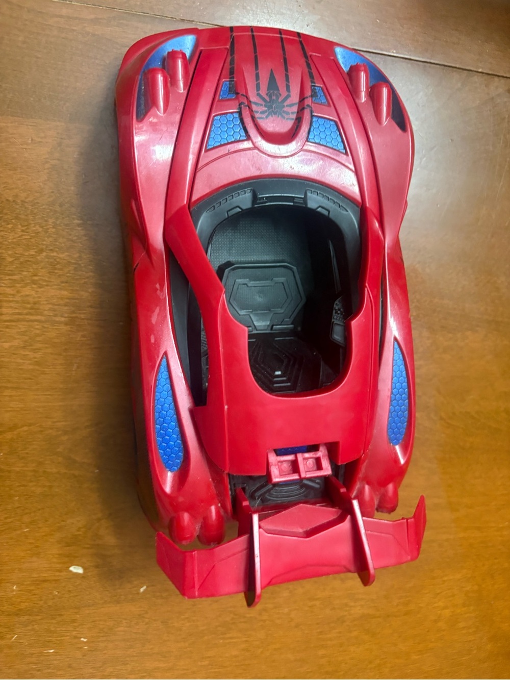 Red Kids Racing Car Toy with Blue Accents - Durable Play Vehicle